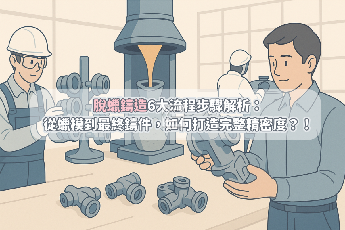 脫蠟鑄造6大流程步驟解析：從蠟模到最終鑄件，如何打造完整精密度？